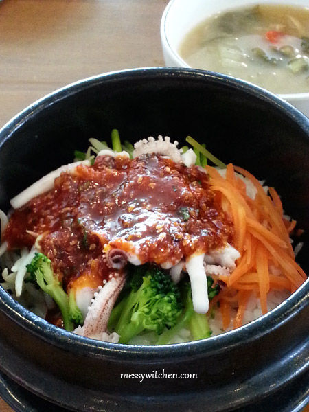 Dolsot Ojingeo Bibimbap @ Todam Korean BBQ Restaurant